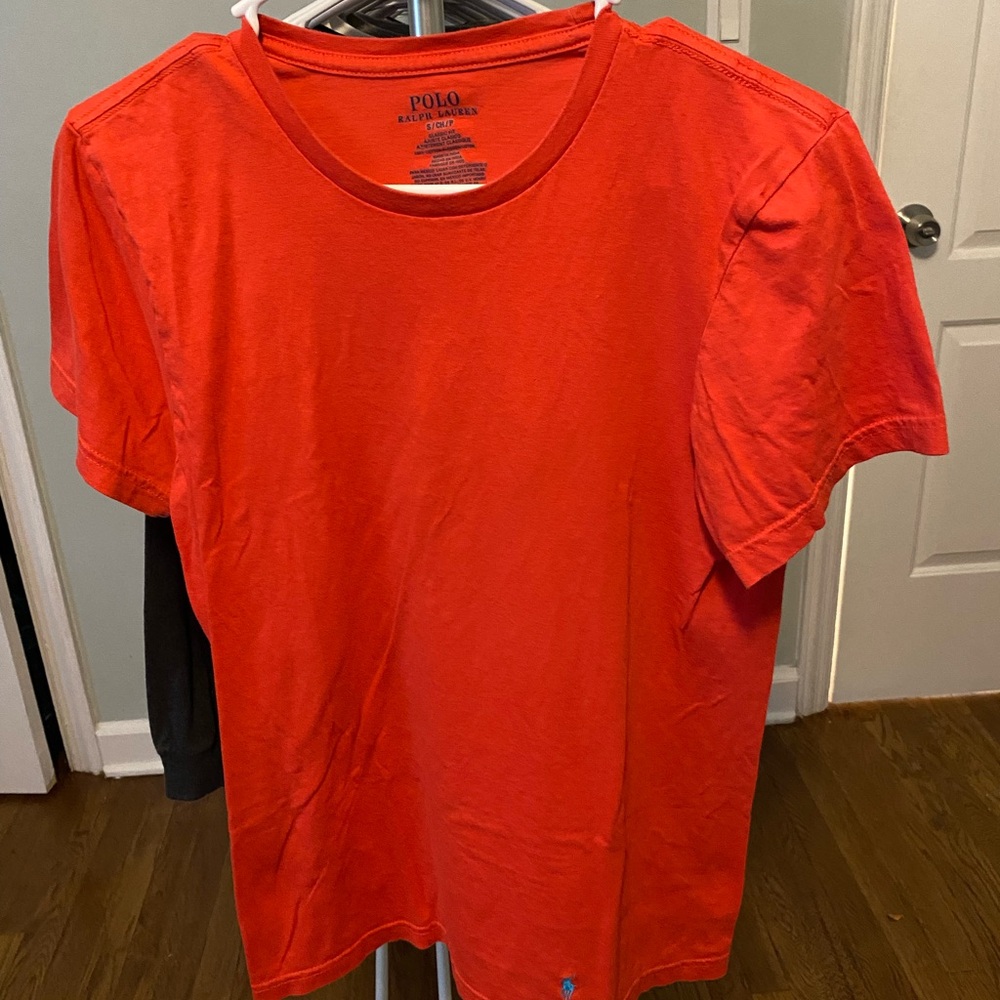 Red polo tshirt
